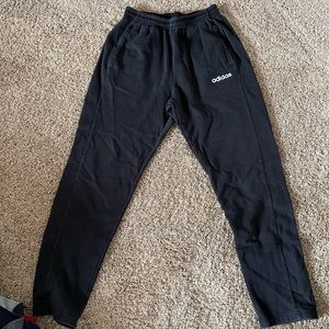 Mens medium black jogger adidas
